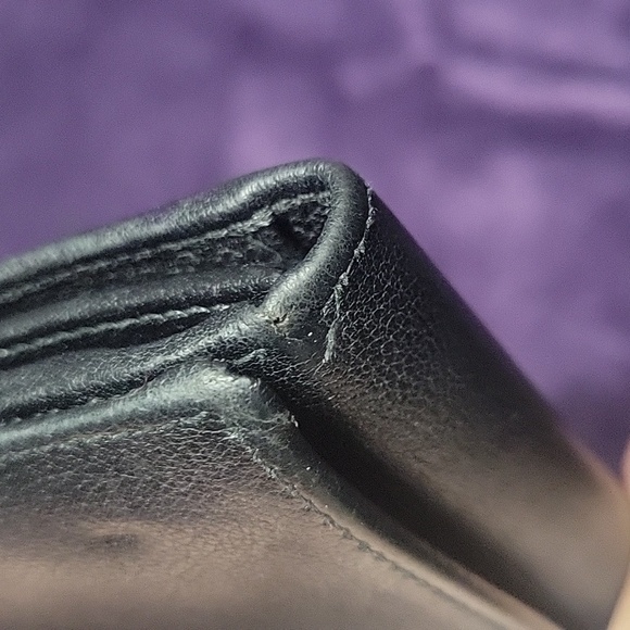 Yves Saint Laurent Studded Black Wallet Clutch - Picture 10 of 11